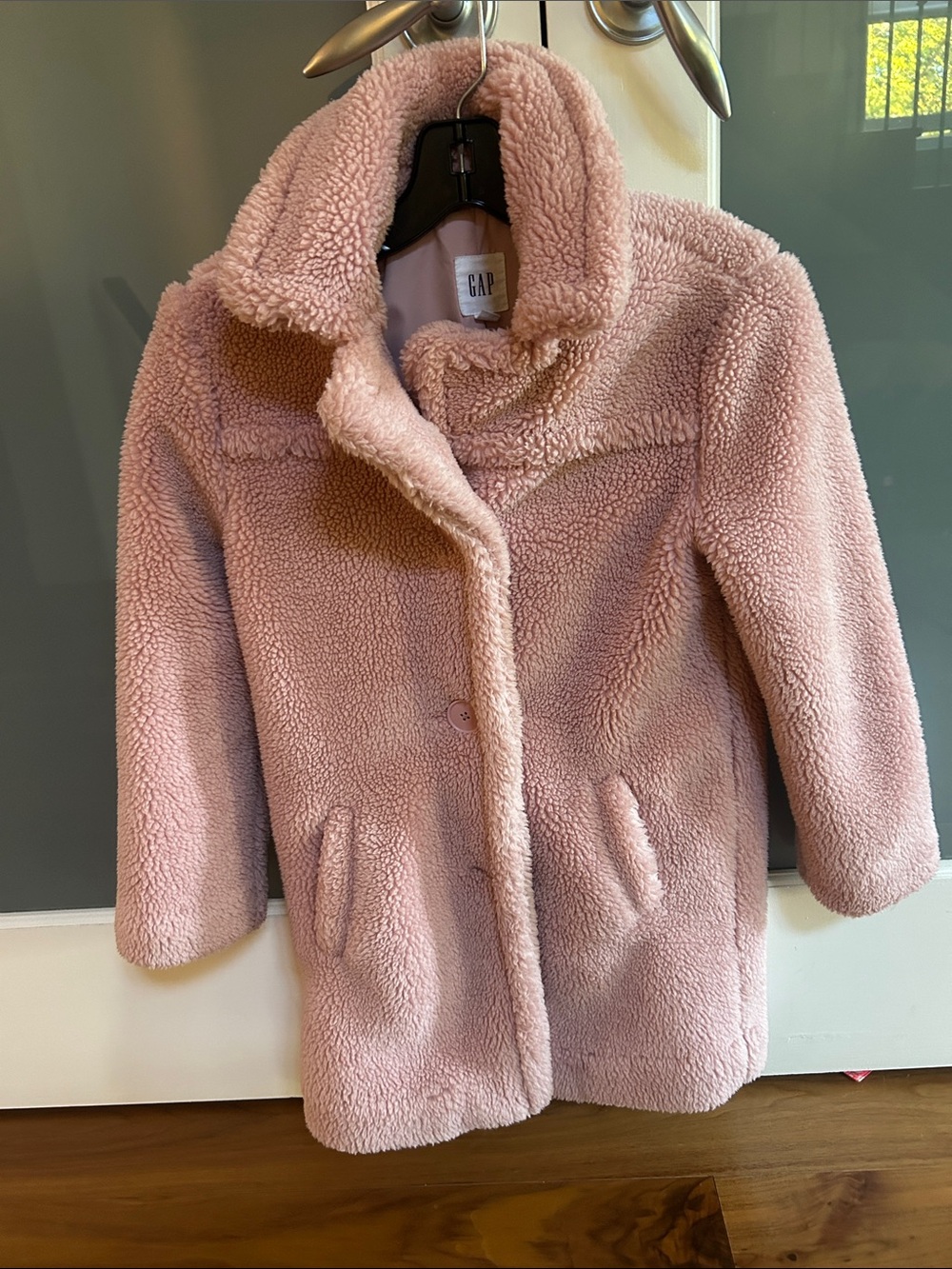 GAP girls fleece Peacoat size M